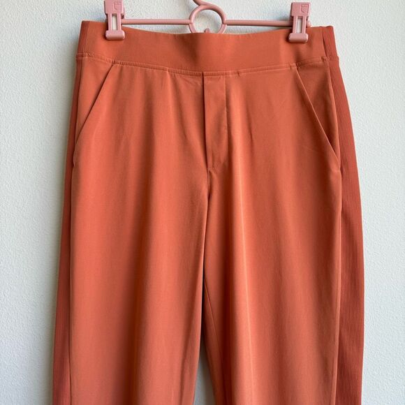 ATHLETA Brooklyn Heights Pants Size 6 Small Orange Haze Slim Stretch Tech - Picture 3 of 9